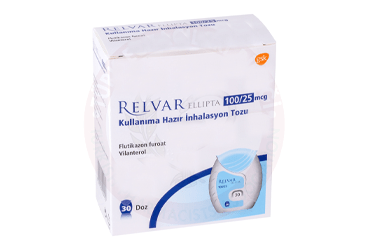 RELVAR ELLIPTA 100/25 MCG KULLANIMA HAZIR INHALASYON TOZU 30 DOZ
